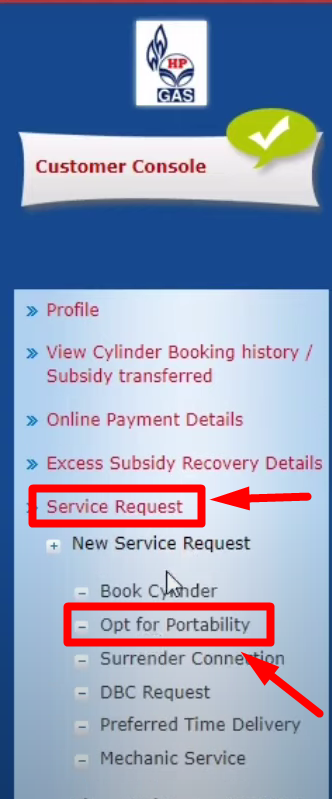 गैस कनेक्शन ट्रांसफर कैसे करें - how to transfer Hp Gas Connection online