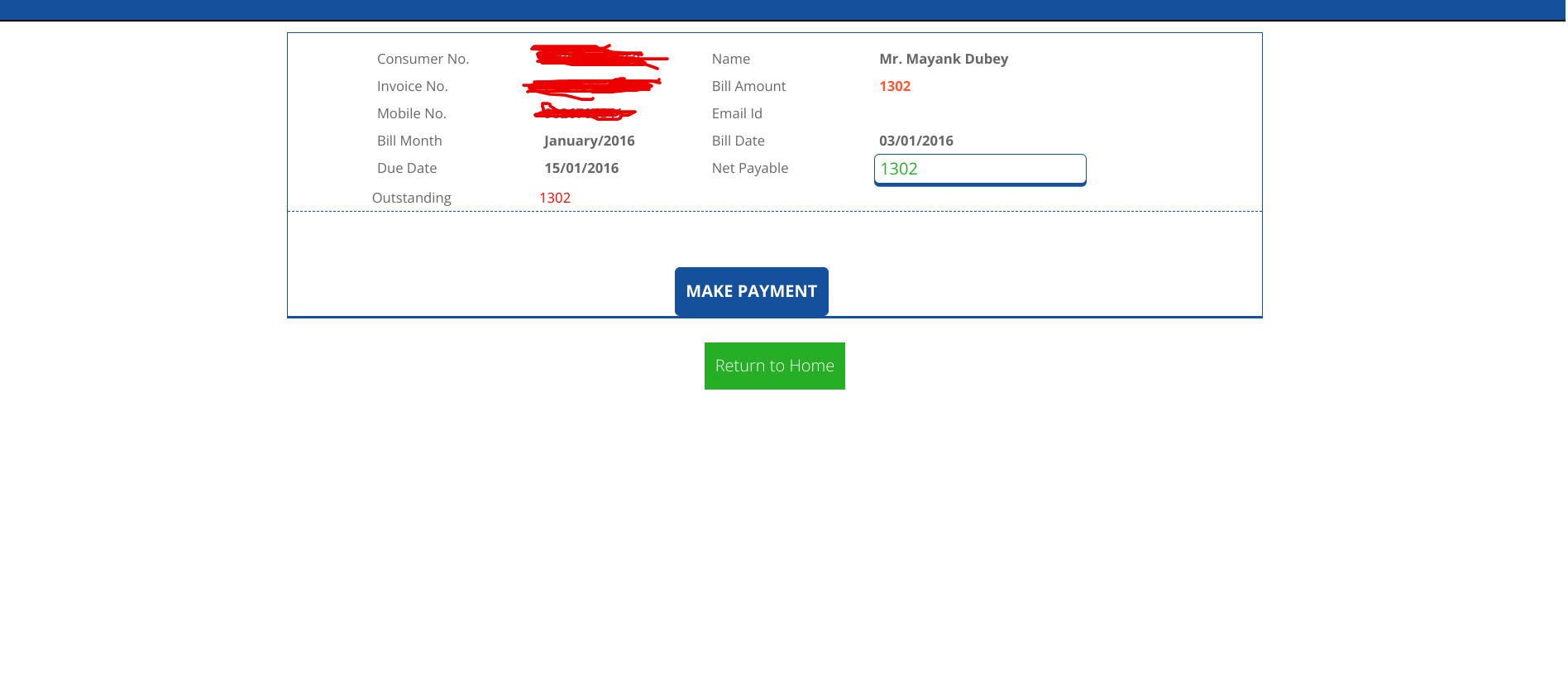 अवंतिका गैस के बिल का भुगतान कैसे करें ?