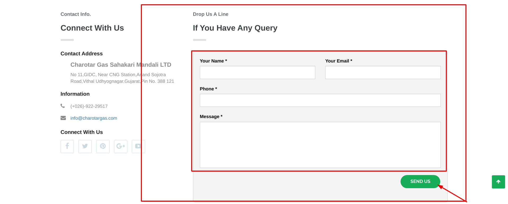 चरोतर गैस सहकारी मंडली लिमिटेड में शिकायत दर्ज कैसे करें ?