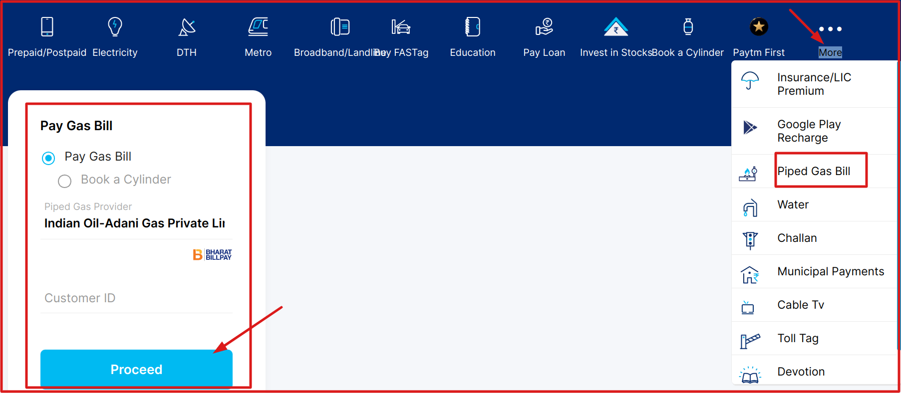 इंडियनऑयल-अदानी गैस लिमिटेड के बिल का भुगतान ऑनलाइन कैसे करें?