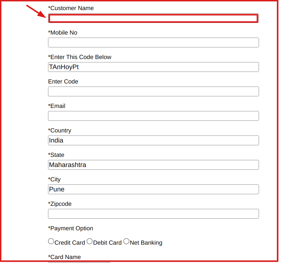 UCPG के बिल में अपना नाम कैसे बदल सकते हैं?