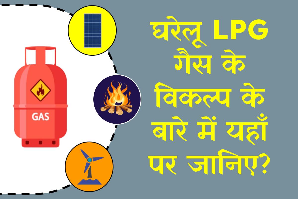 घरेलू LPG गैस के विकल्प क्या हैं?