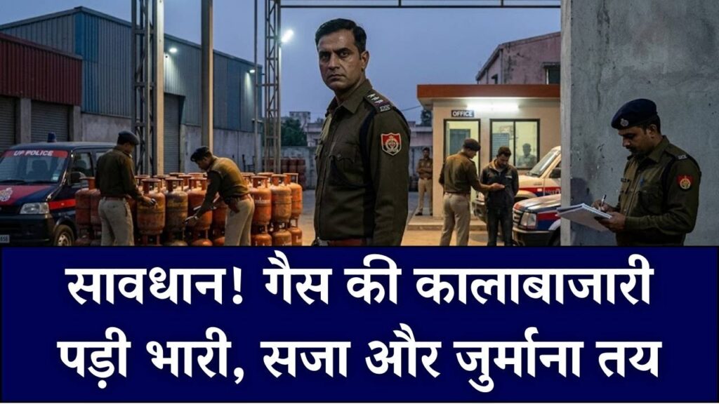 गैस की कालाबाजारी पर सरकारी 'स्ट्राइक': पकड़े जाने पर होगा ये बड़ा जुर्माना और सजा